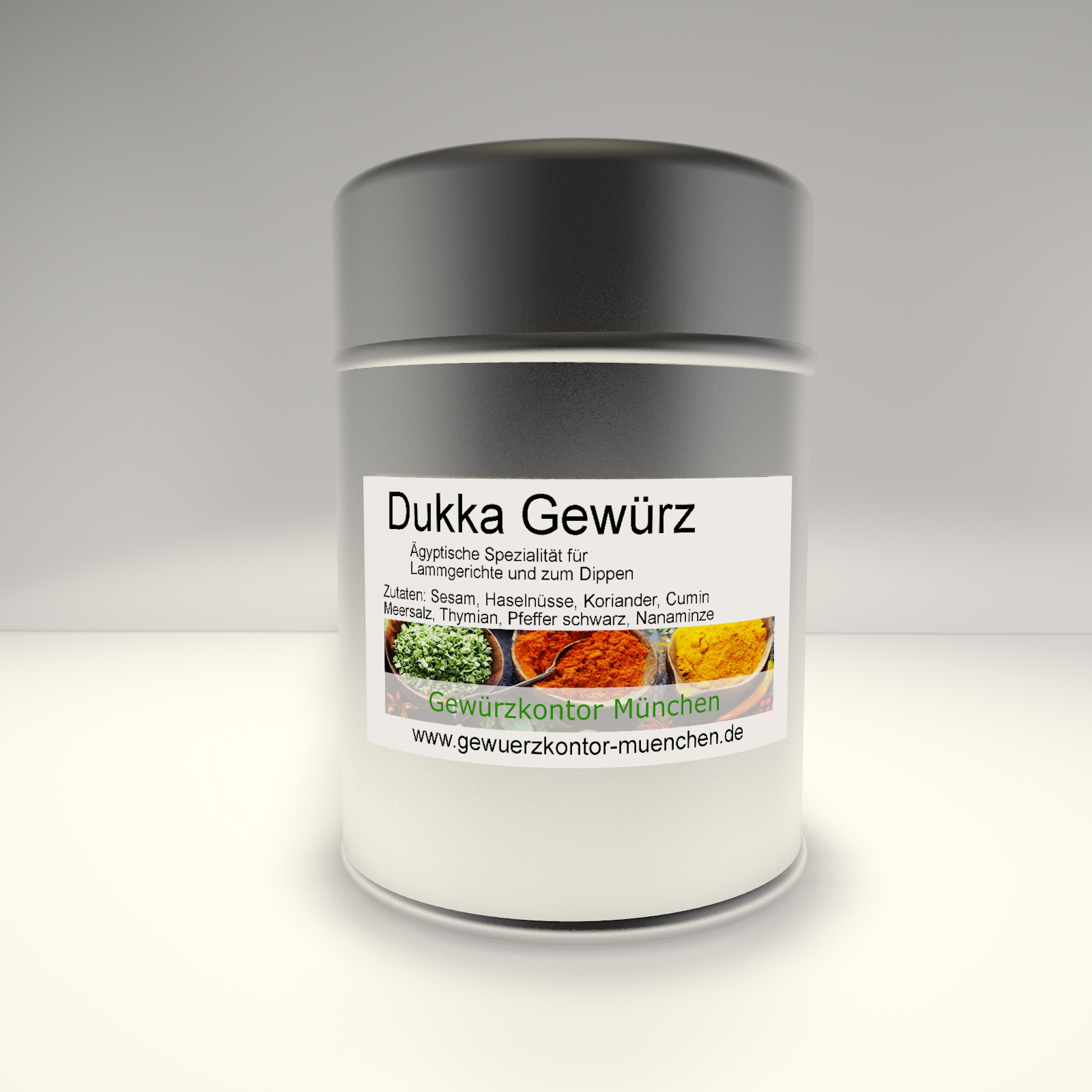 Dukkah, Dukka Gewürzmischung 50g im Streuer