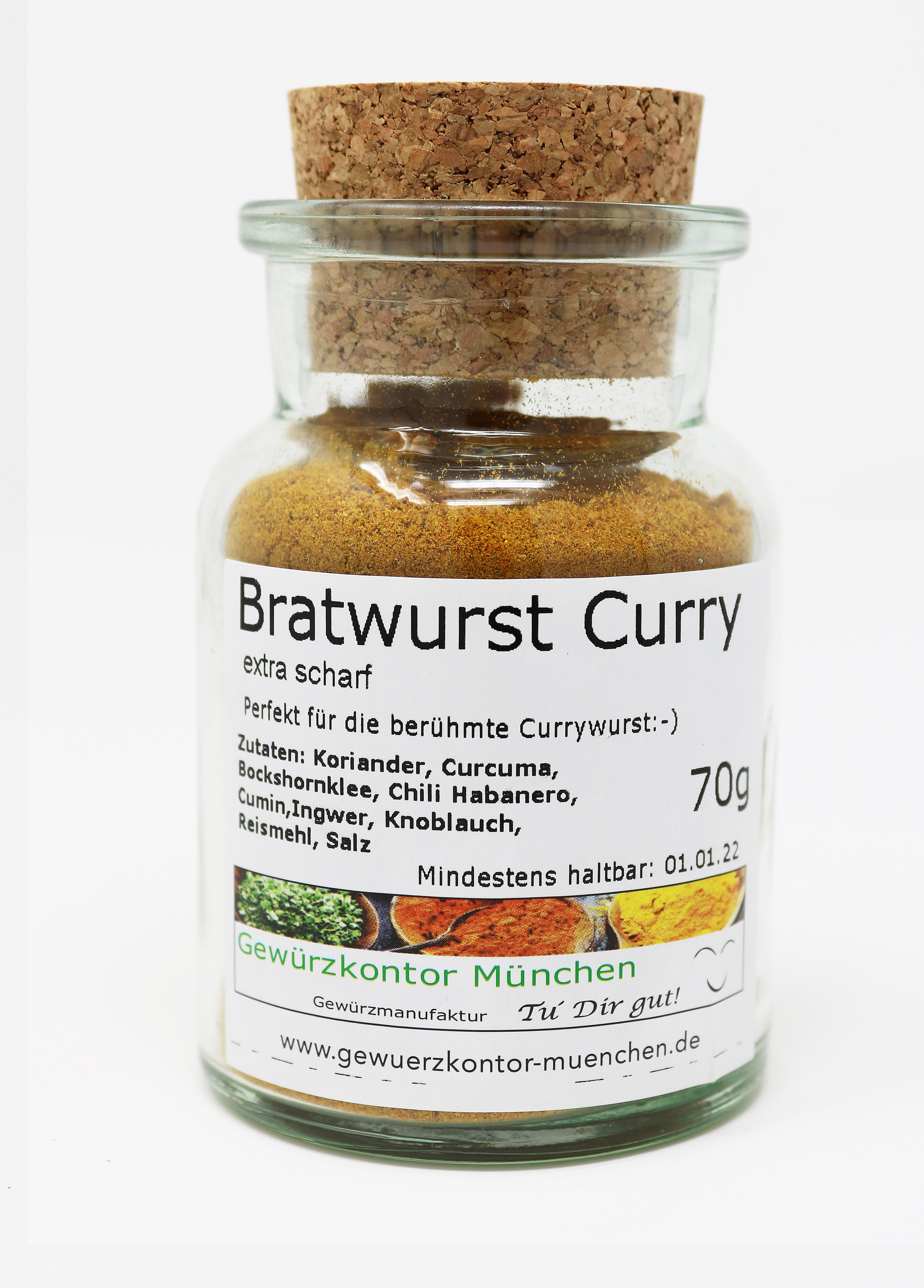 Bratwurst-Curry extra scharf 70g im Glas