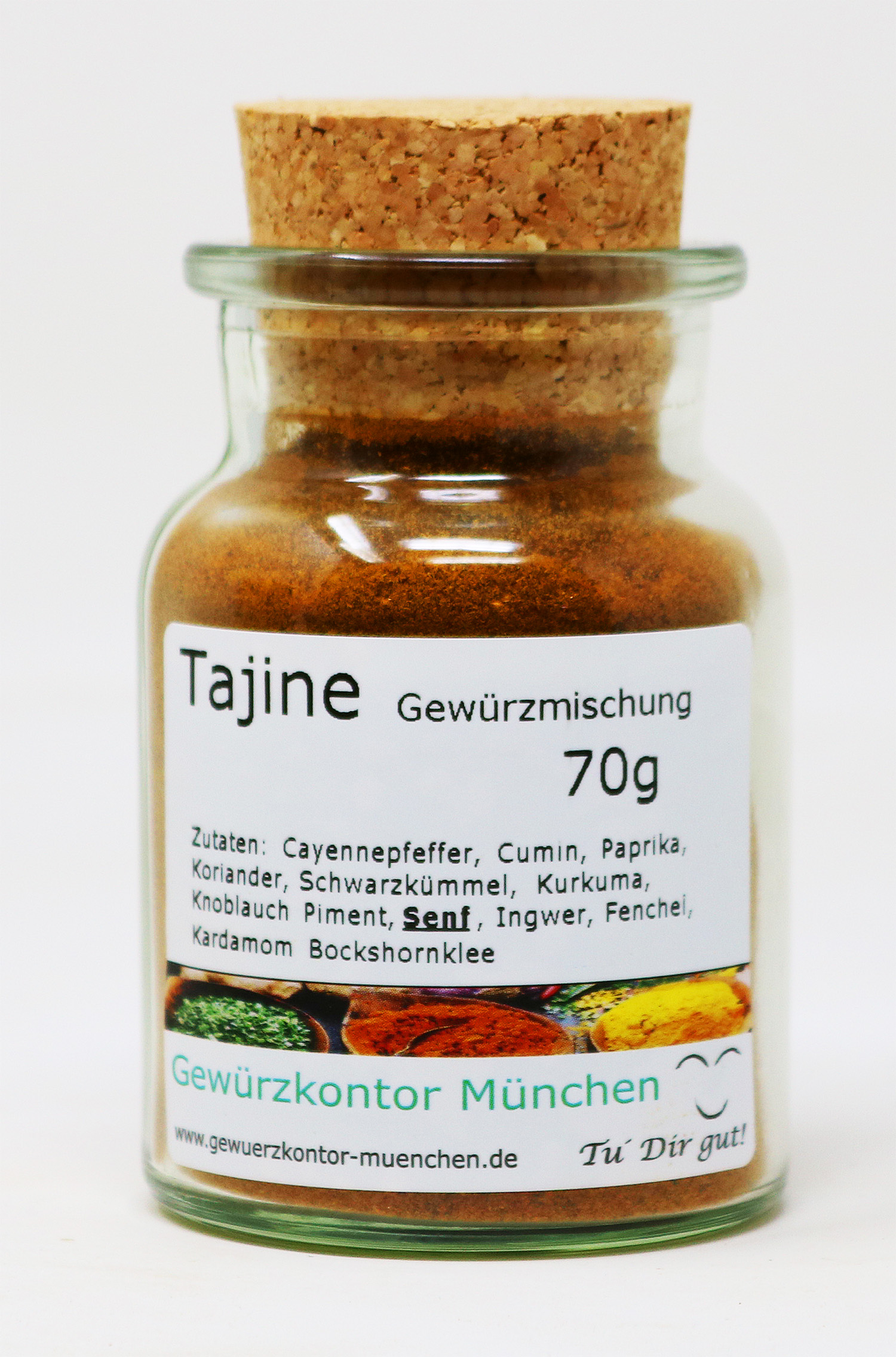 Tajine Gewürzmischung 70g im Glas