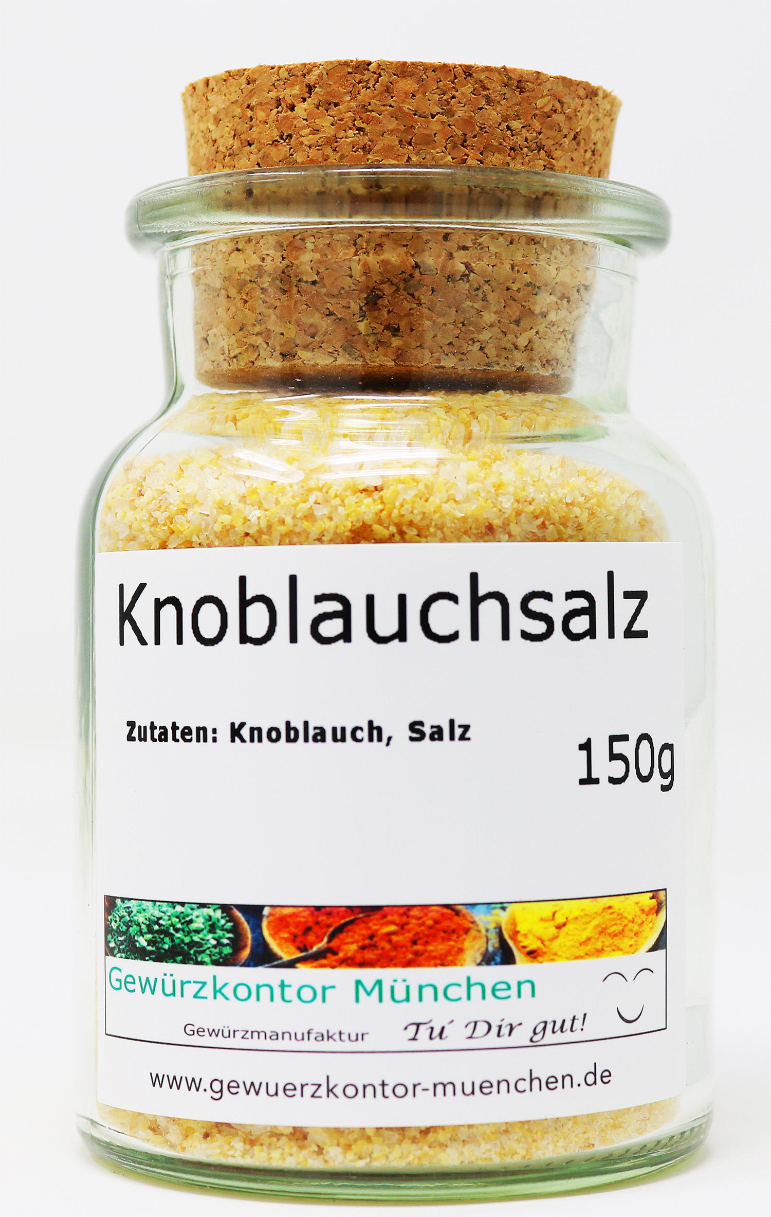 Knoblauchsalz 150g im Glas