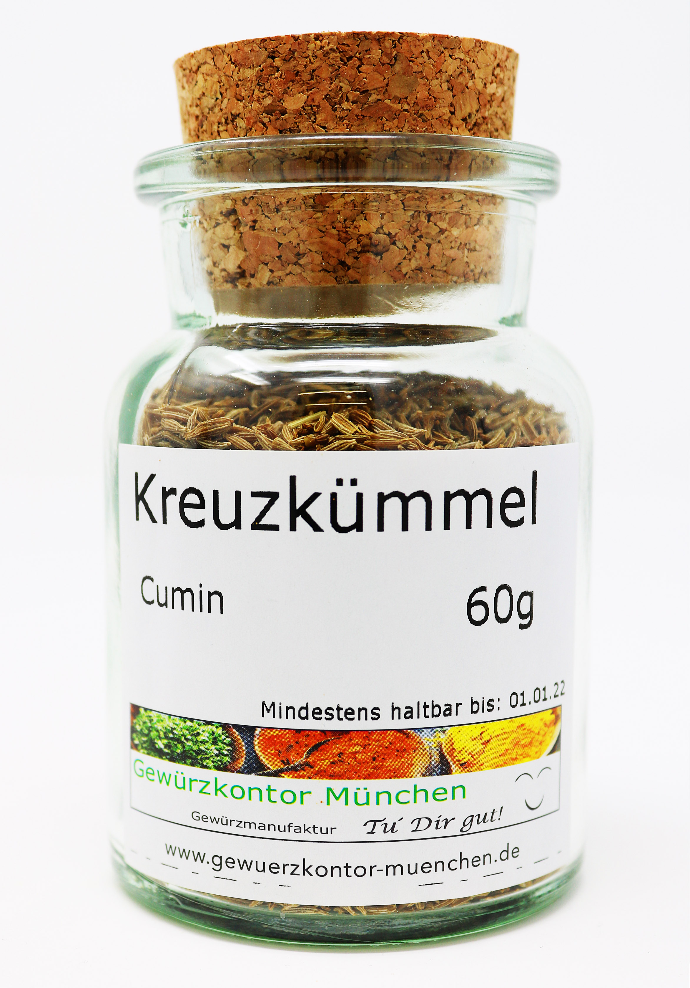 Kreuzkümmel-ganz-glas-60g Gewürzkontor München