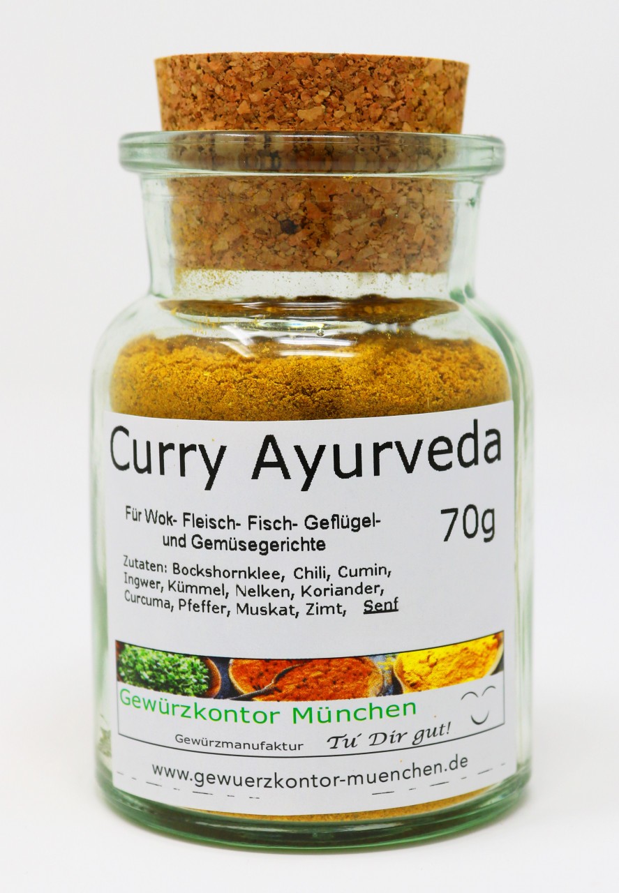 Curry Ayurveda 70g im Glas