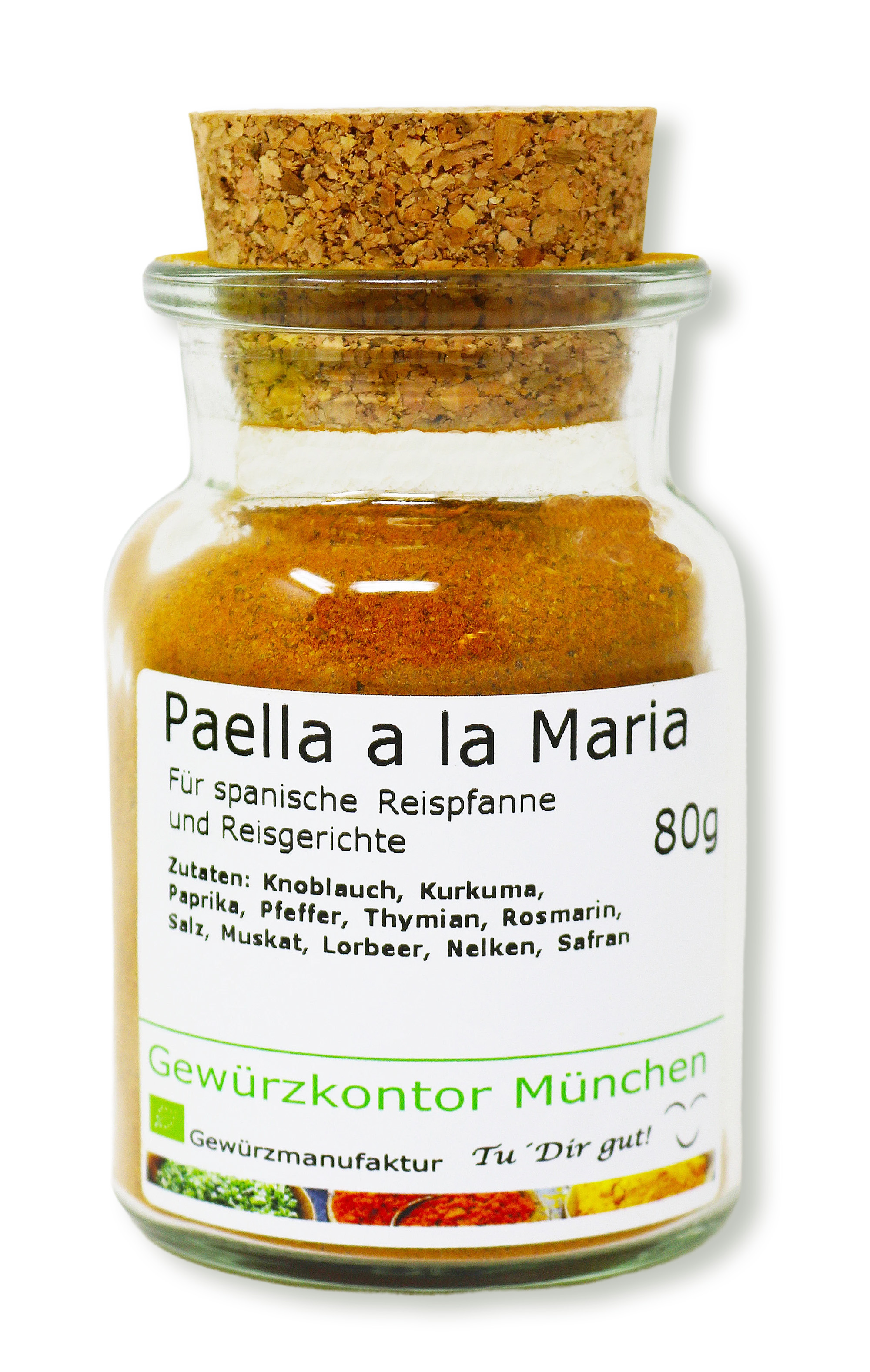 Paella Reisgewürz 80g Glas