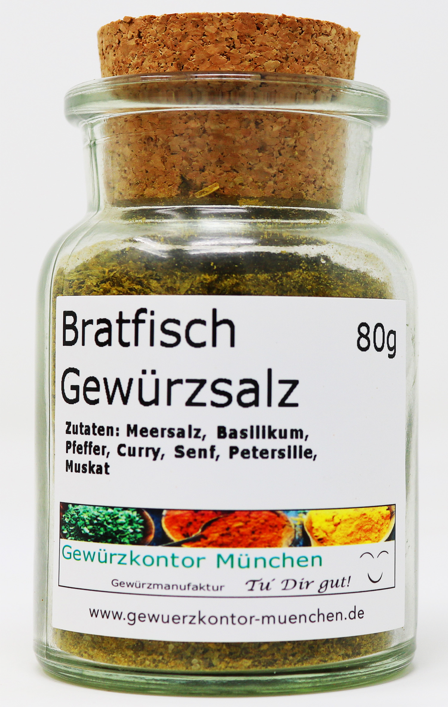 Bratfisch Gewürzsalz 80g im Glas