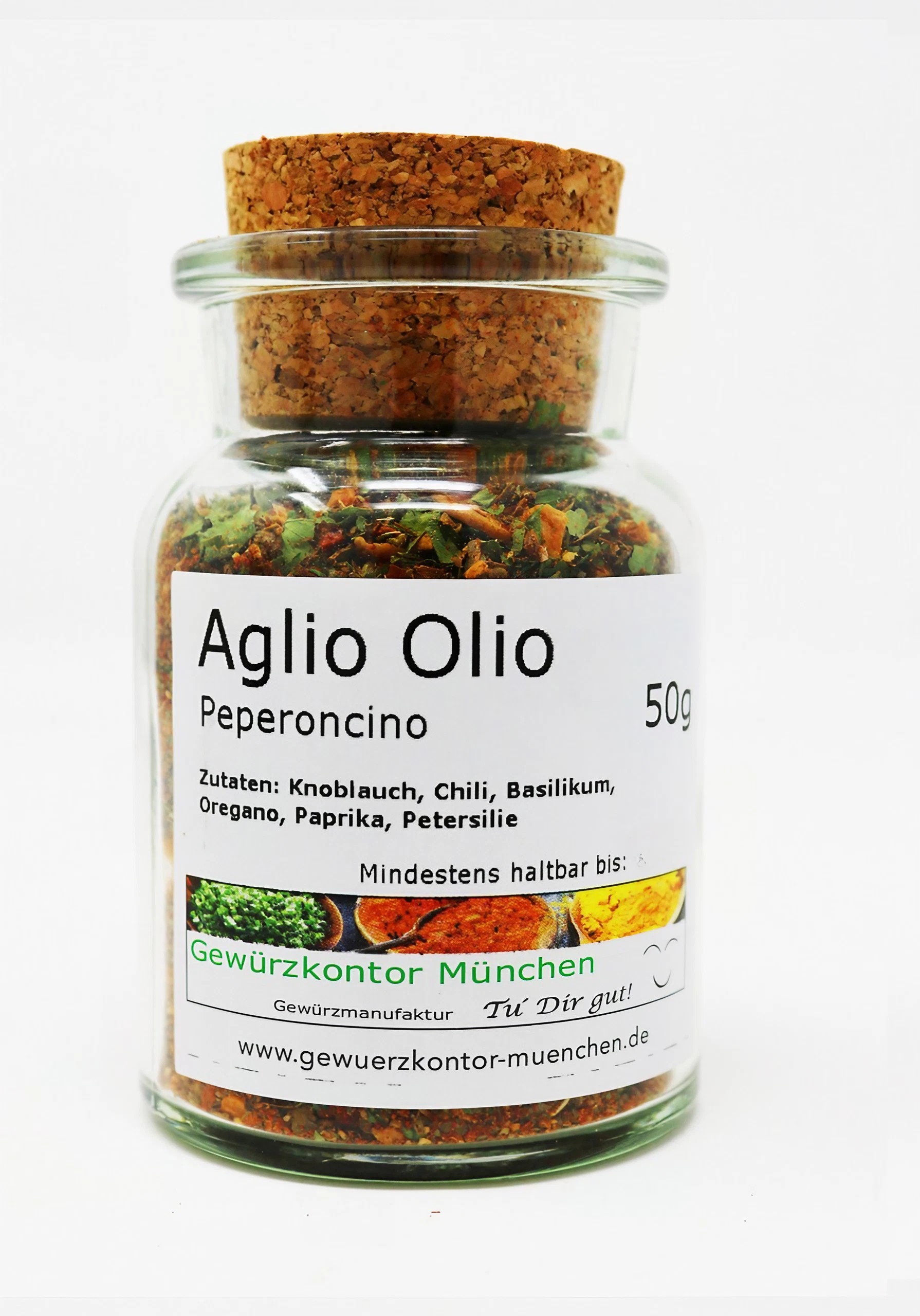 Aglio Oglio Pepperoncino, Alio Olio 50g im Glas