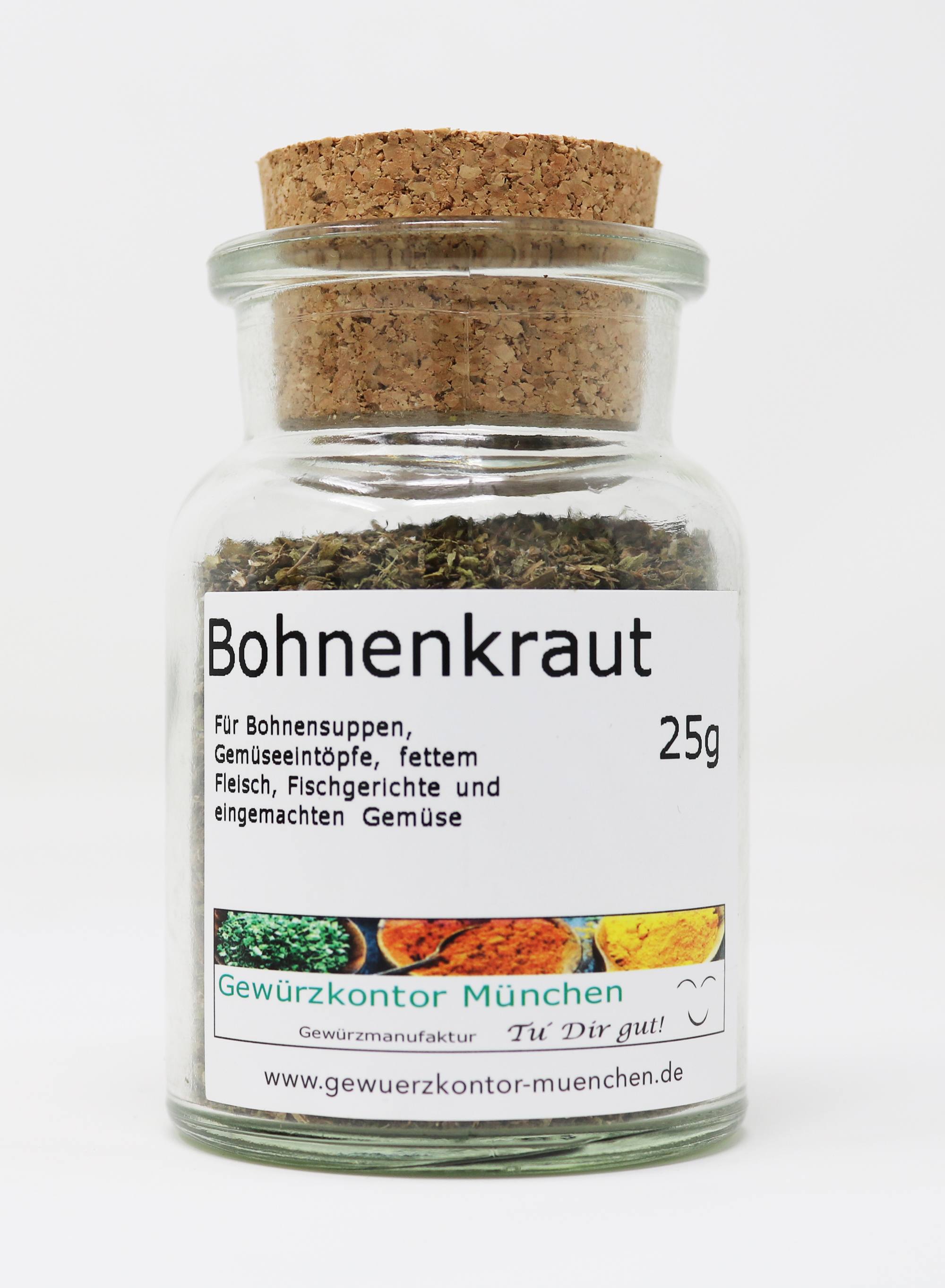 Bohnenkraut gerebelt 25g im Glas