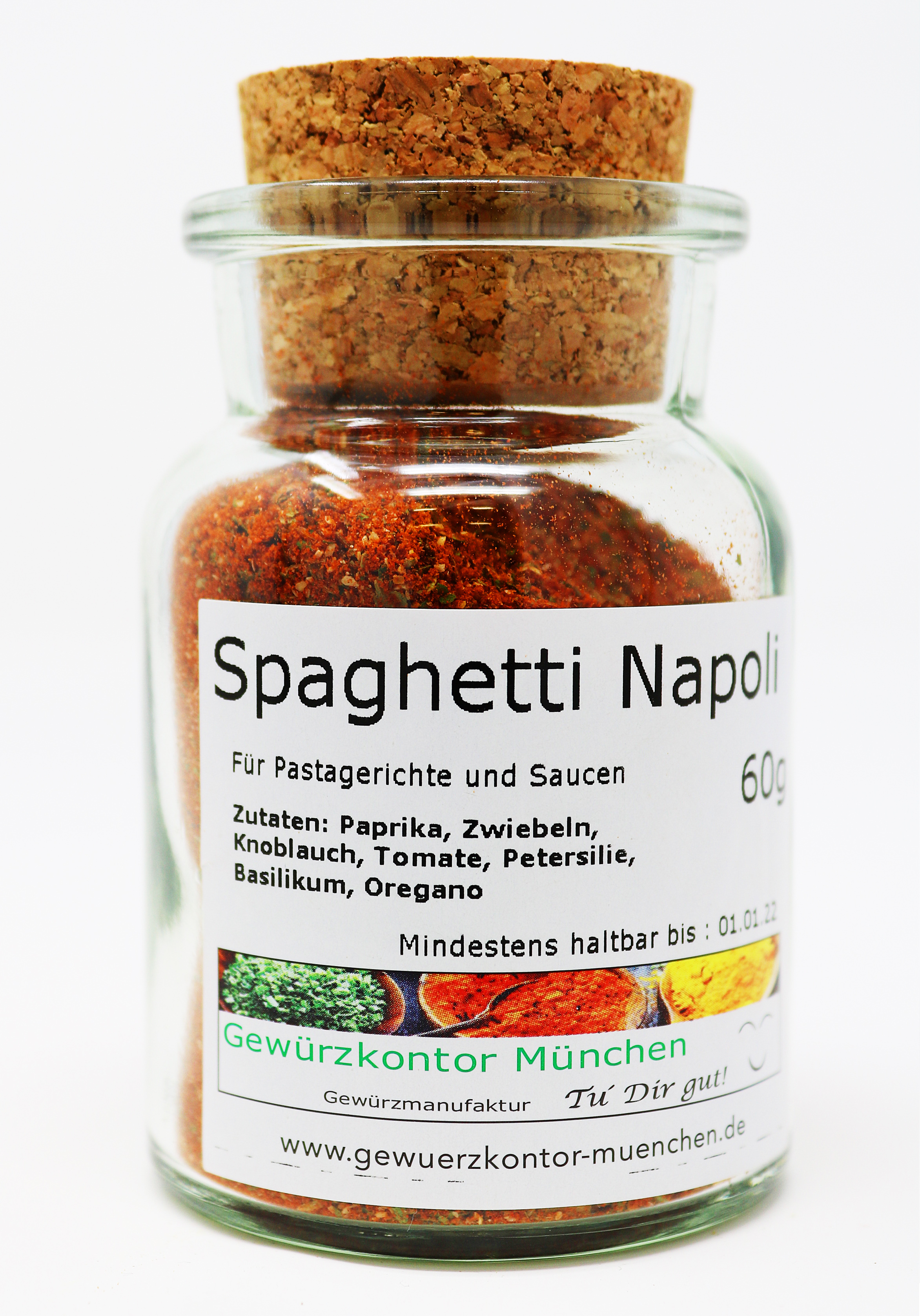 Spaghetti Napoli Gewürzmischung 60g im Glas
