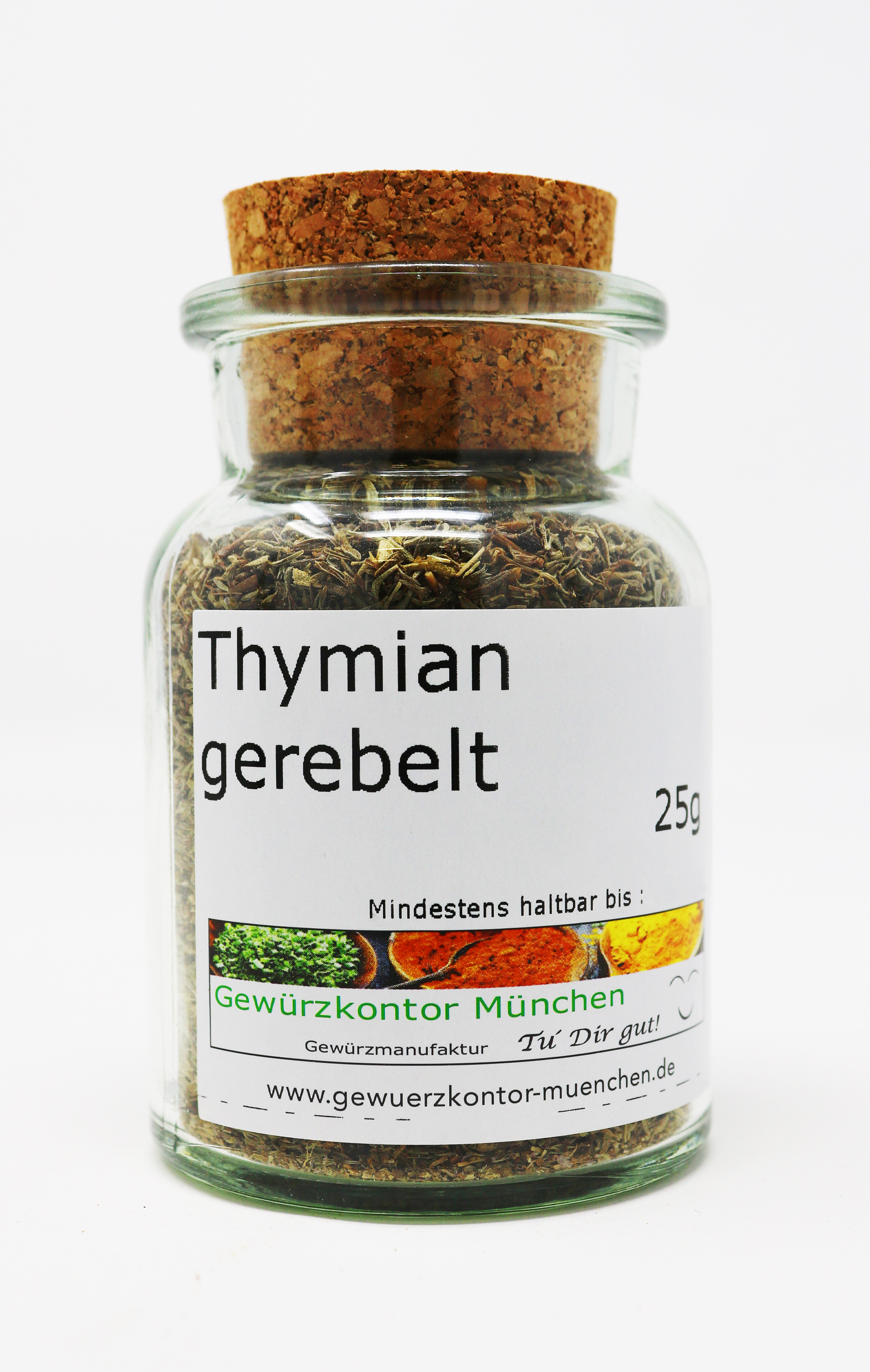 Thymian gerebelt 25g im Glas