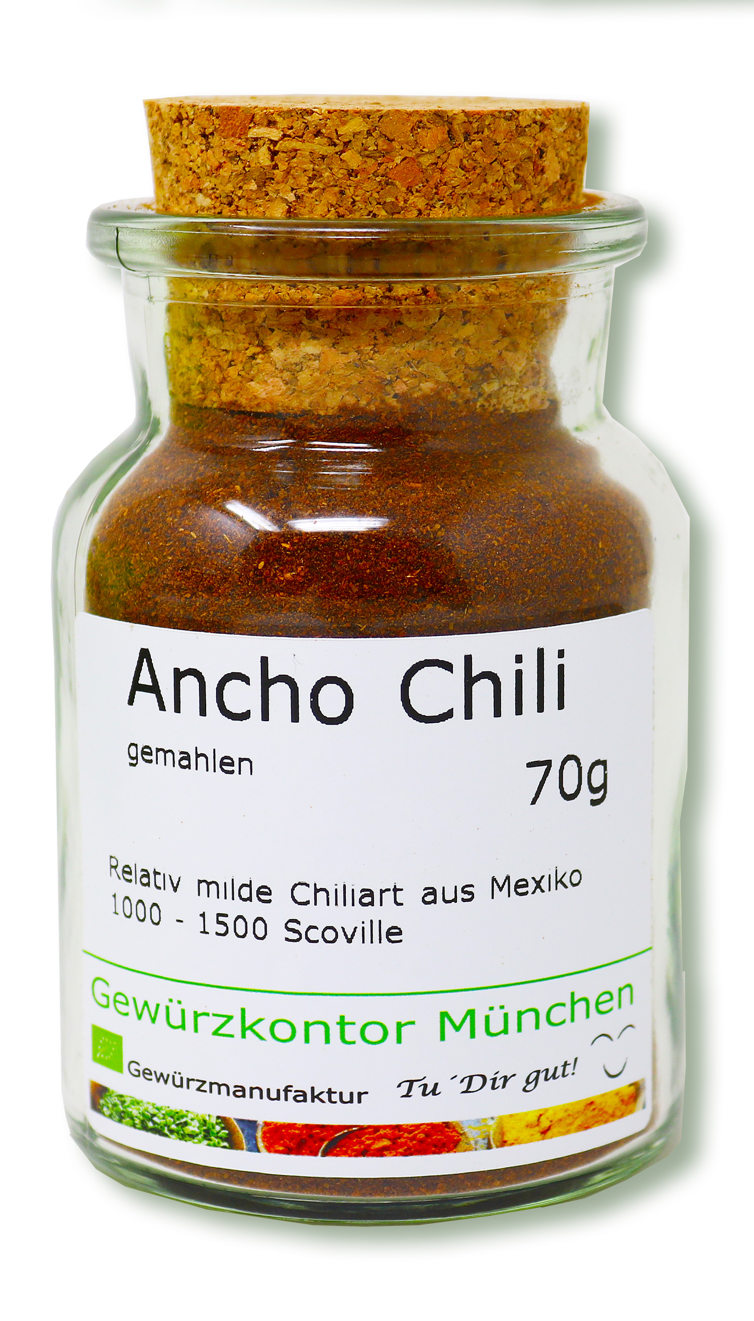 Ancho Chili 70g im Glas