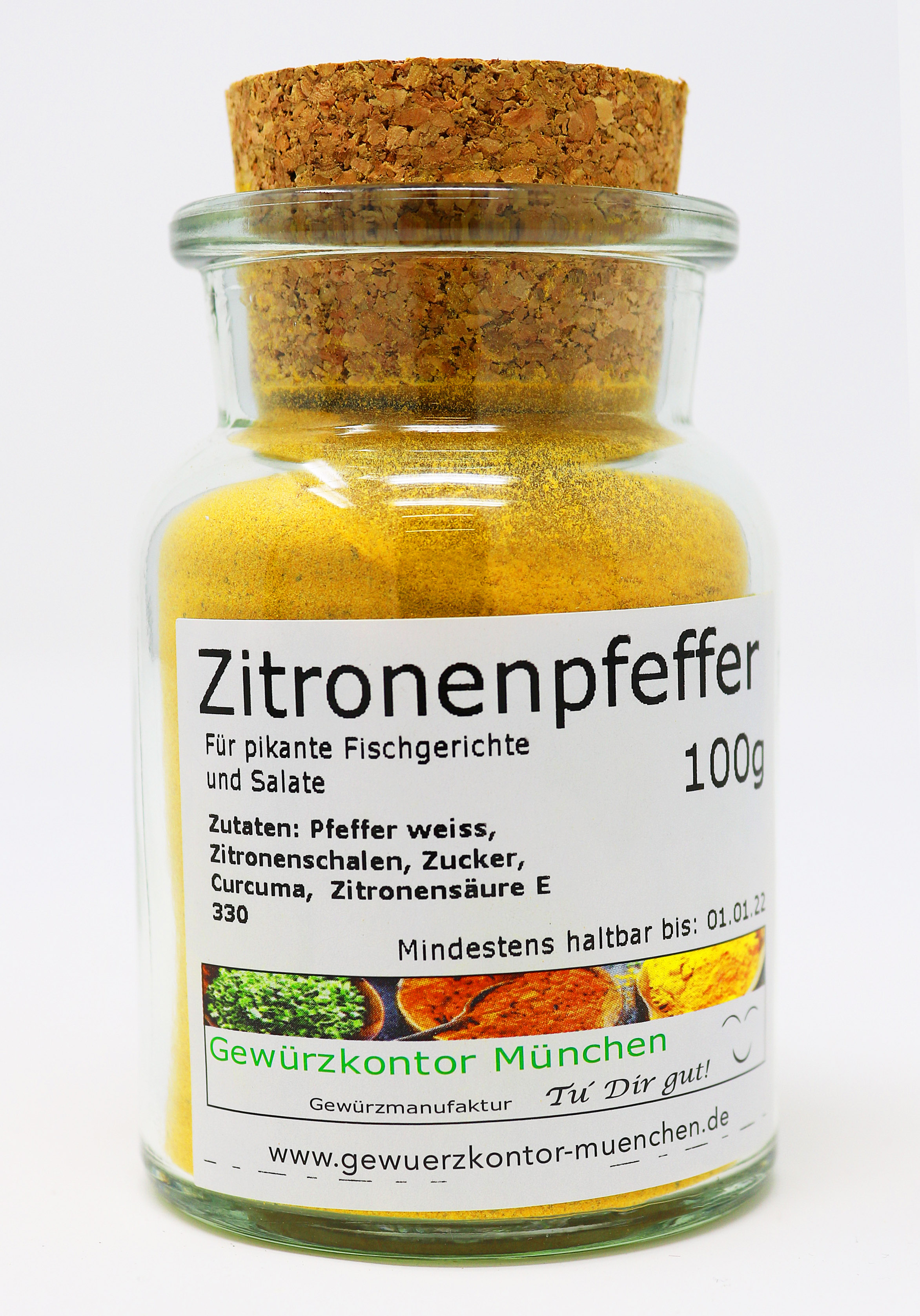 Zitronenpfeffer Gourmet fein im Glas