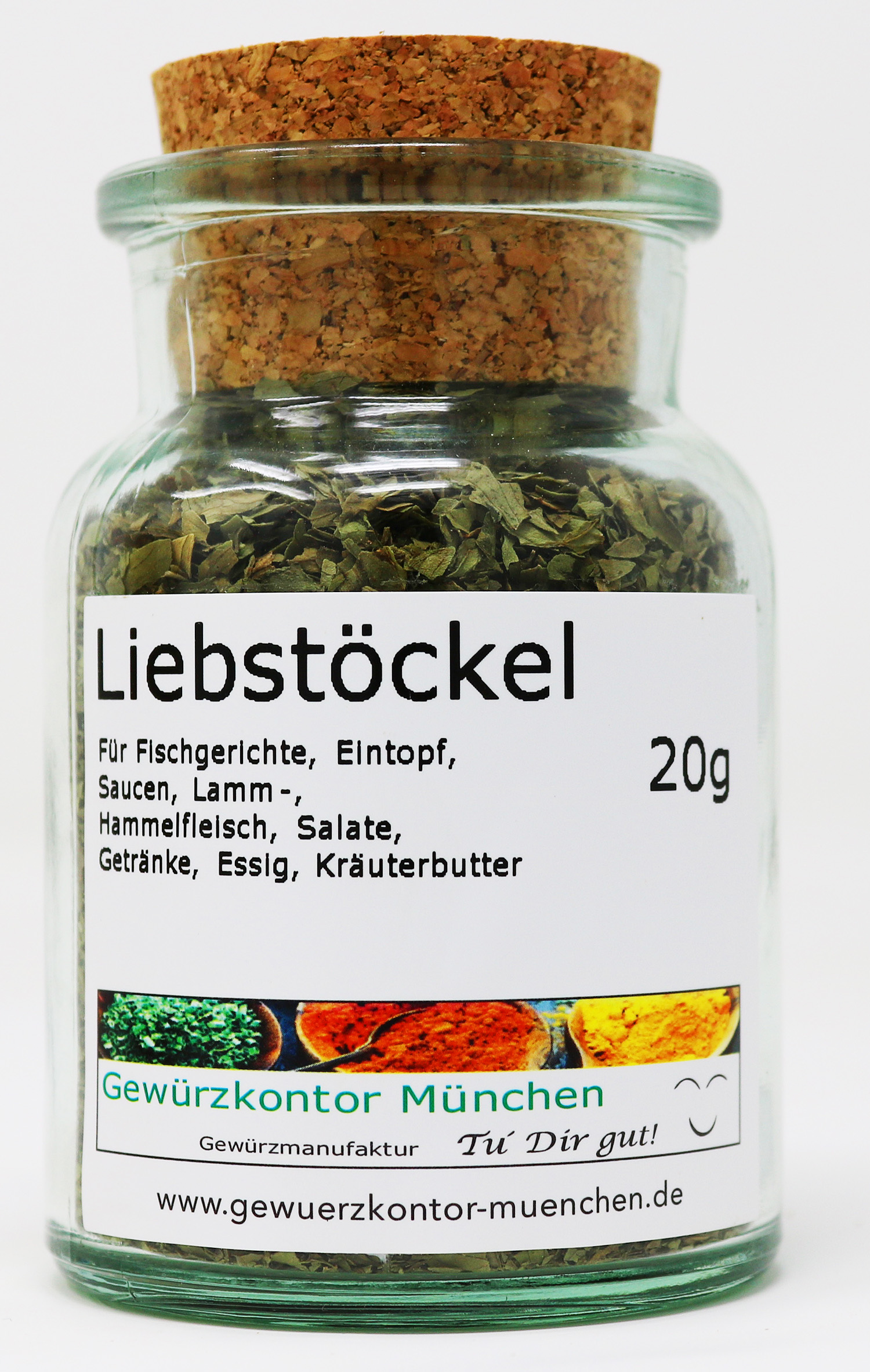 Maggikraut, Liebstöckelkraut, Selleriekraut 20g im Glas