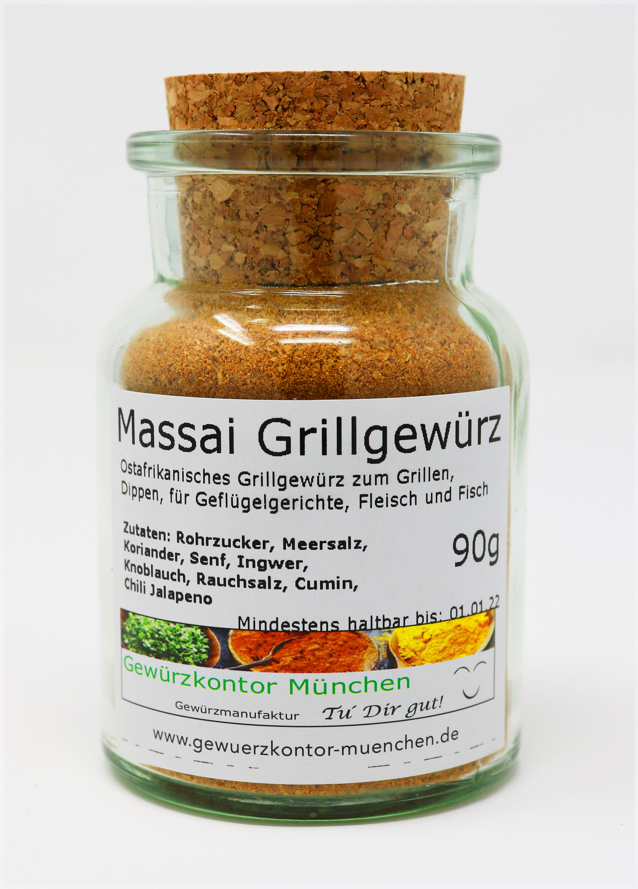 BBQ Masai, Massai Grillgewürz 90g im Glas