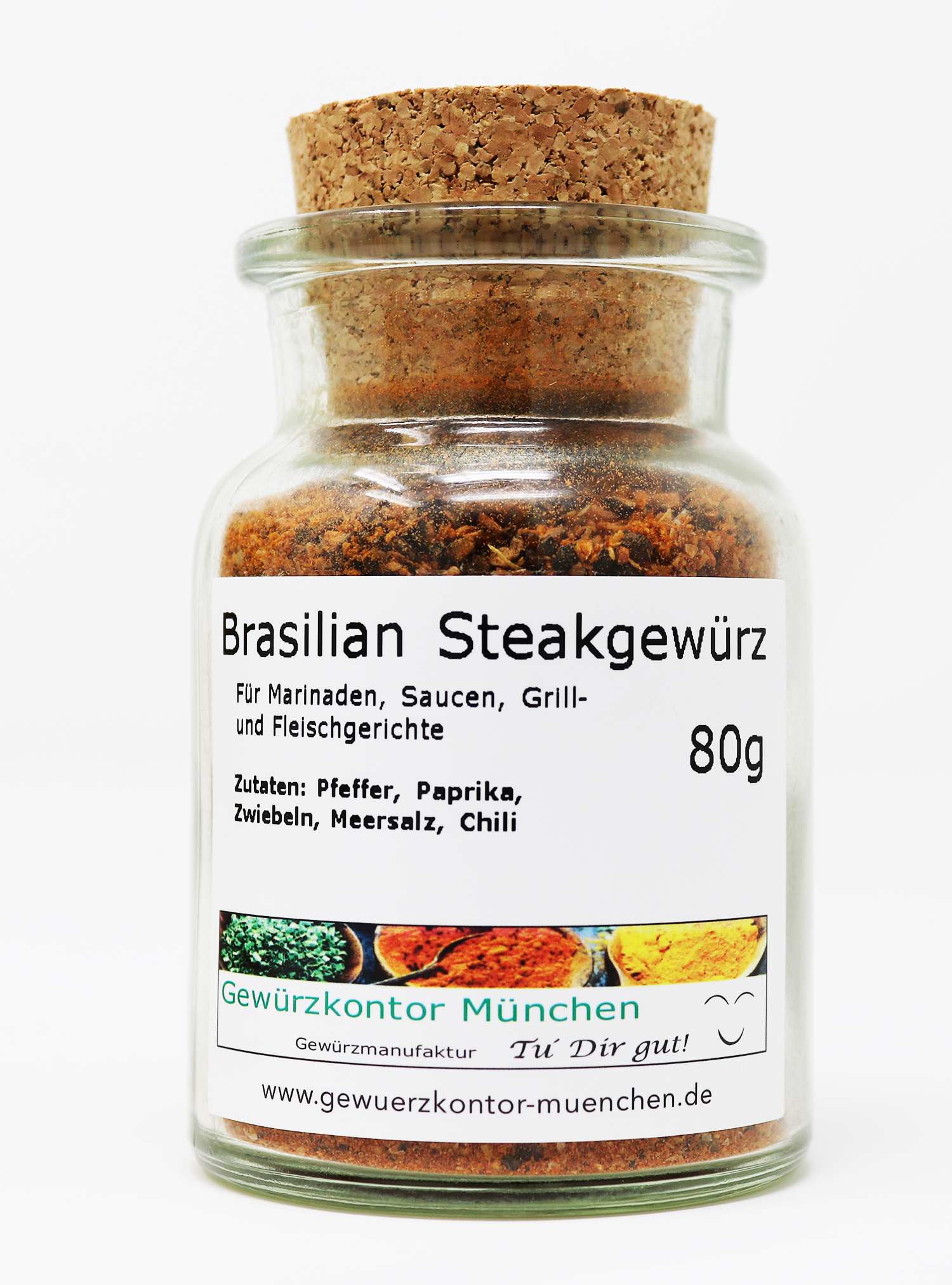 Brasilian Steakgewürz 80g im Glas
