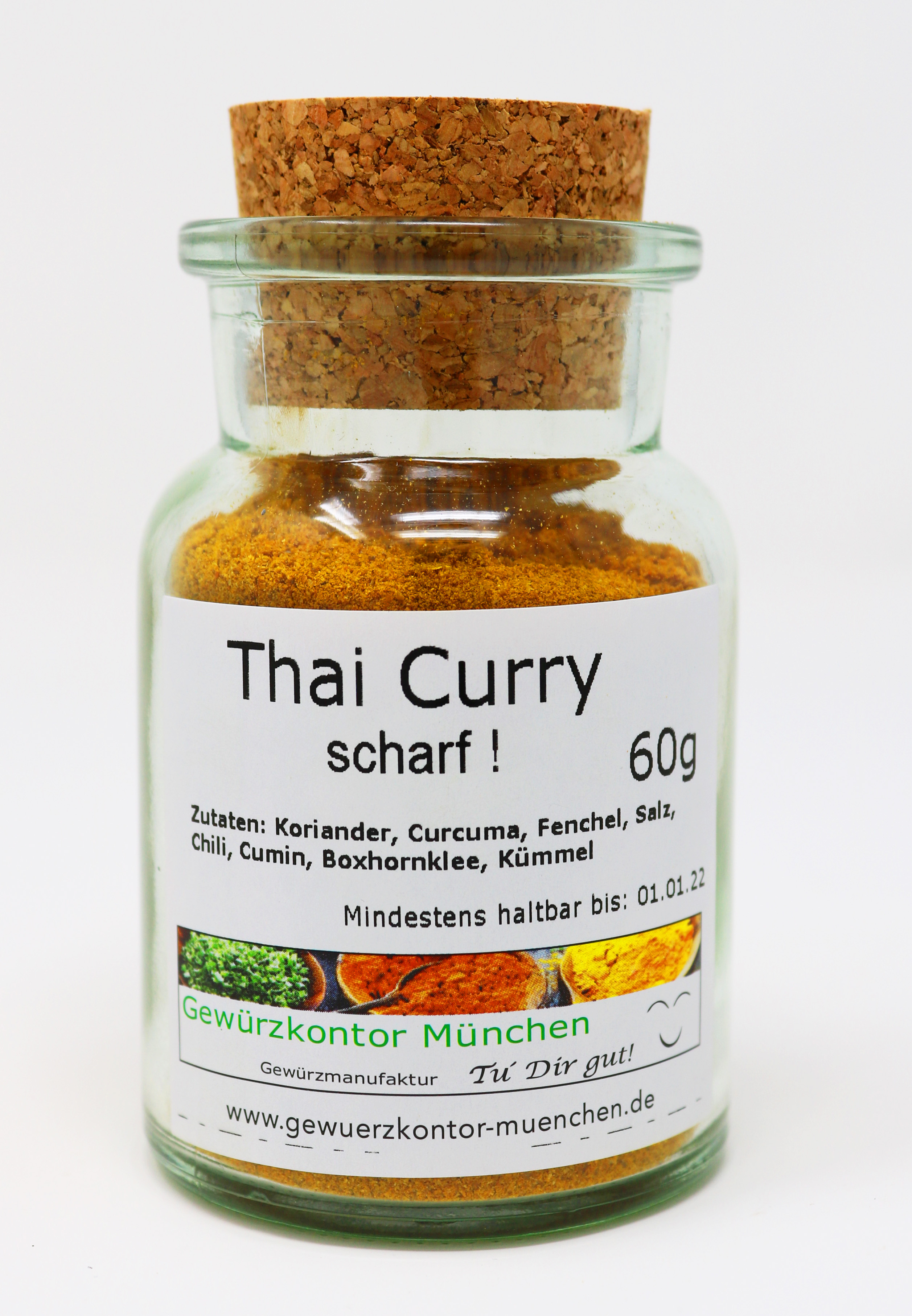 Thai Curry scharf 60g im Glas