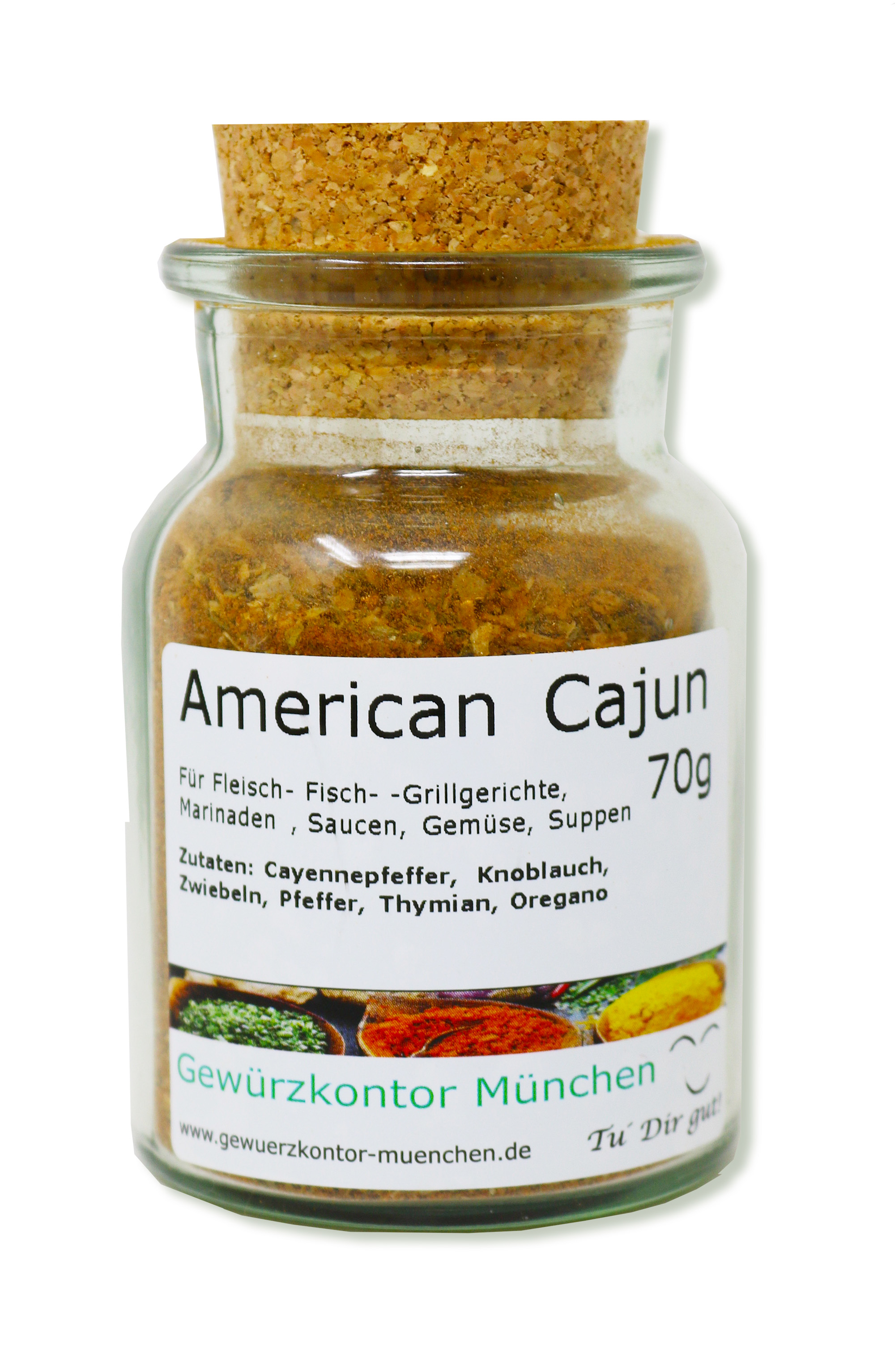American Cajun Gewürzmischung 70g Glas 