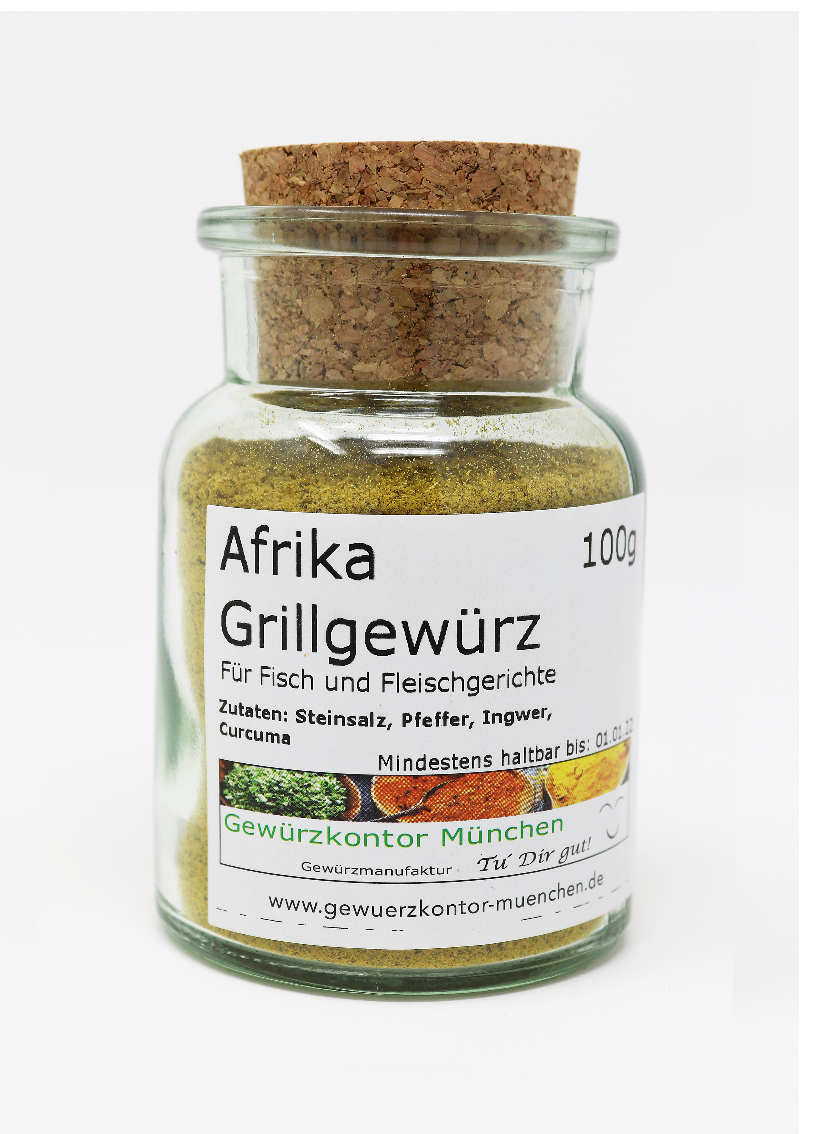 BBQ Afrika Grillgewürz 100g im Glas