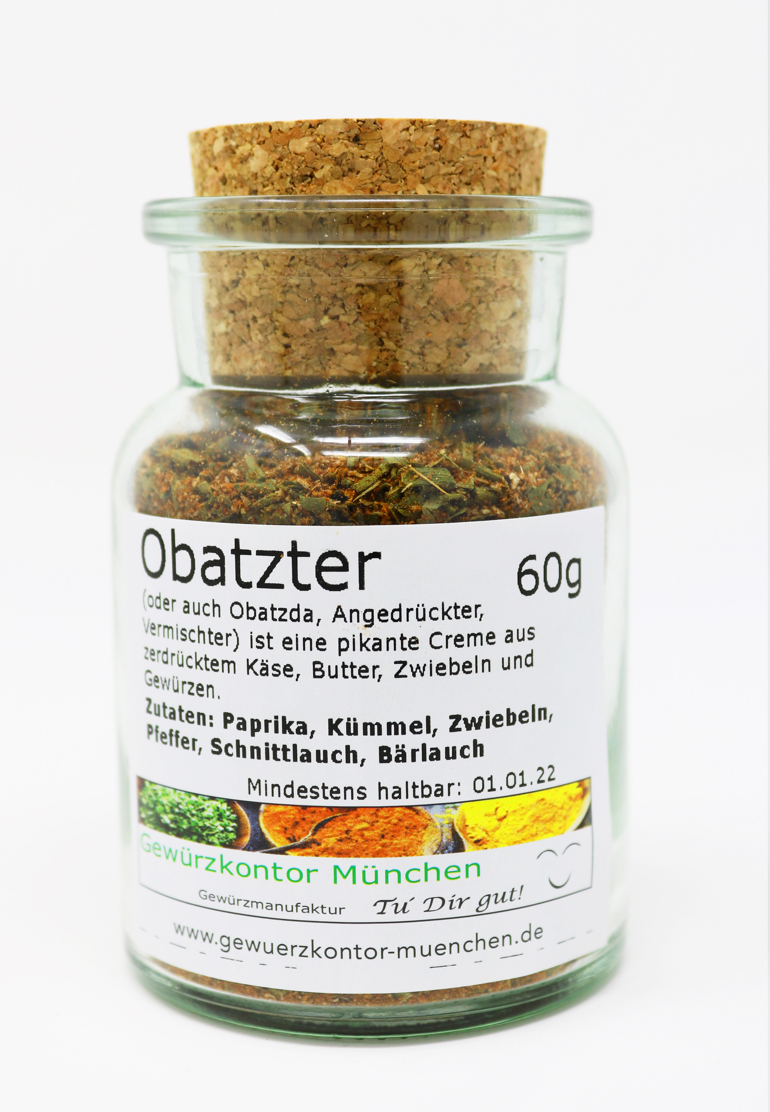 Obatzter, Obatzda Gewürzmischung 60g im Glas