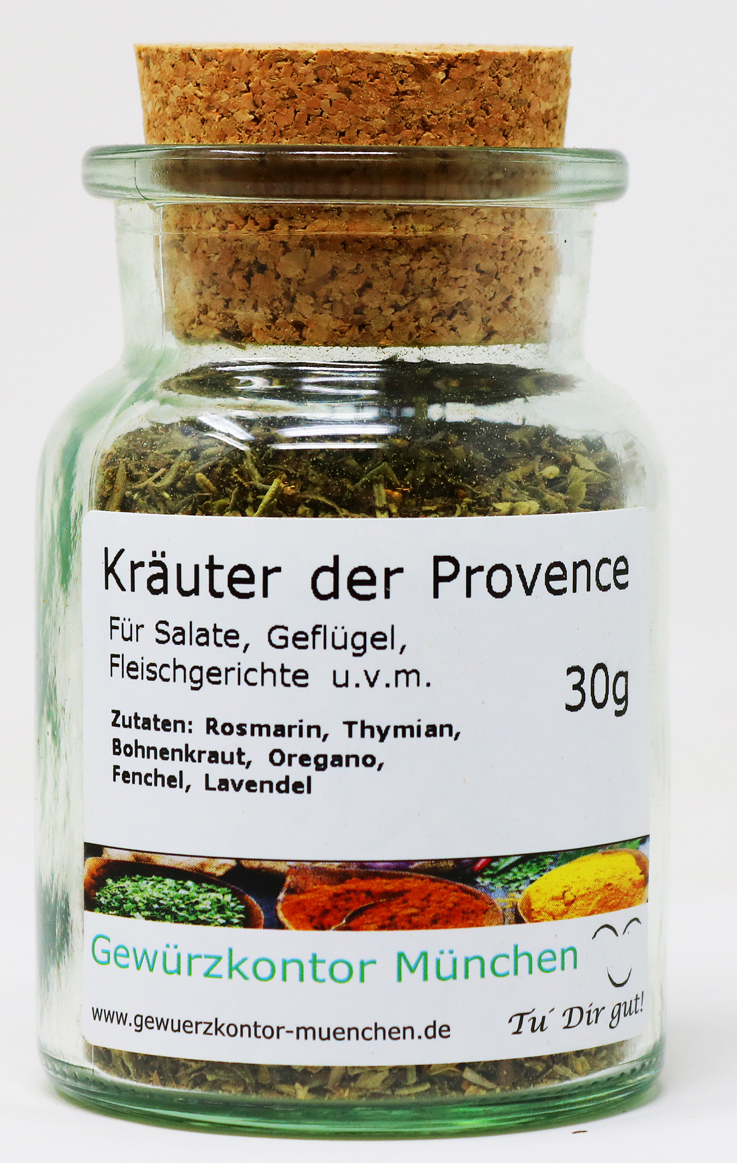 Kräuter der Provence 30g im Glas