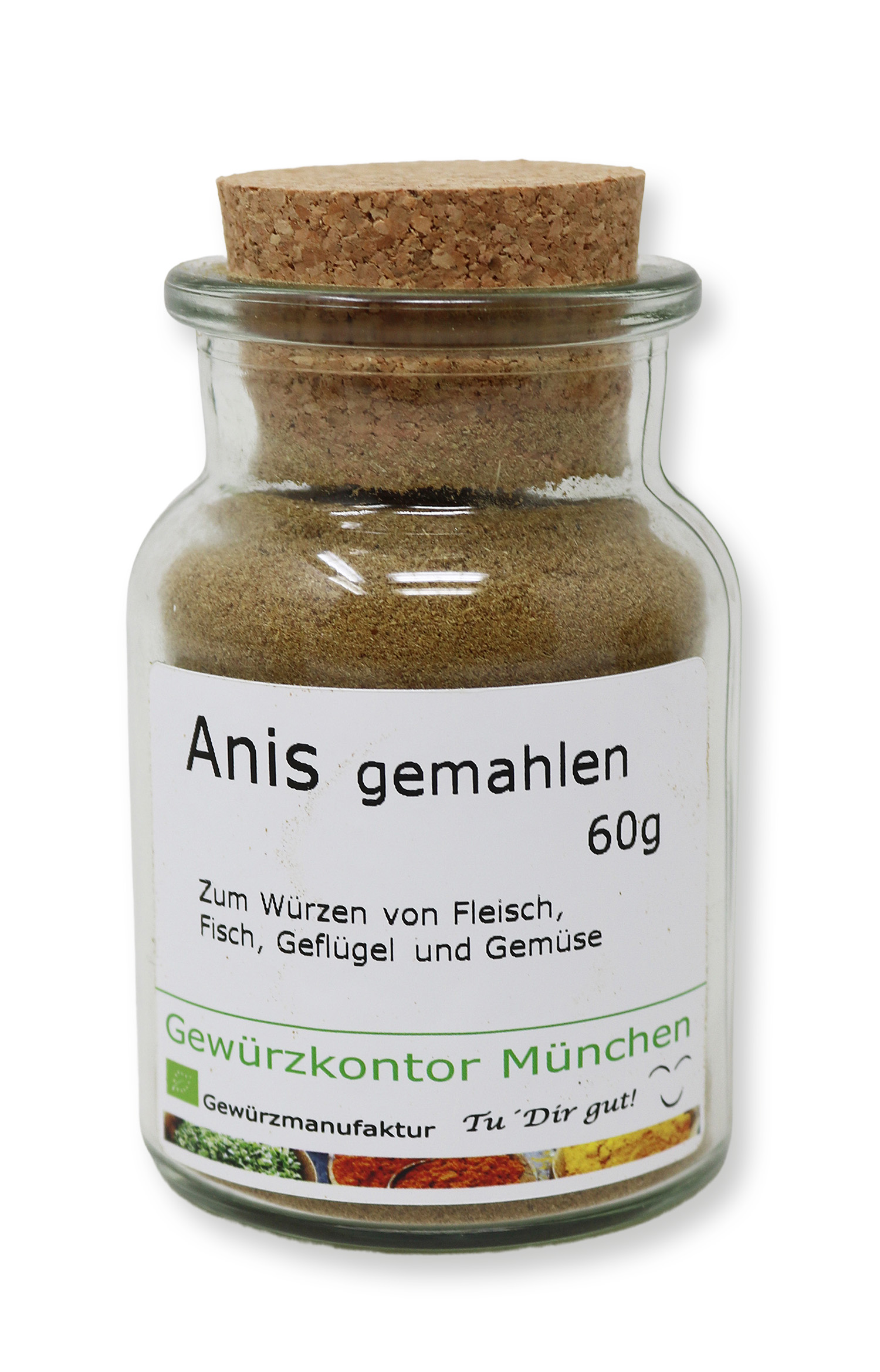 Anis gemahlen 60g im Glas