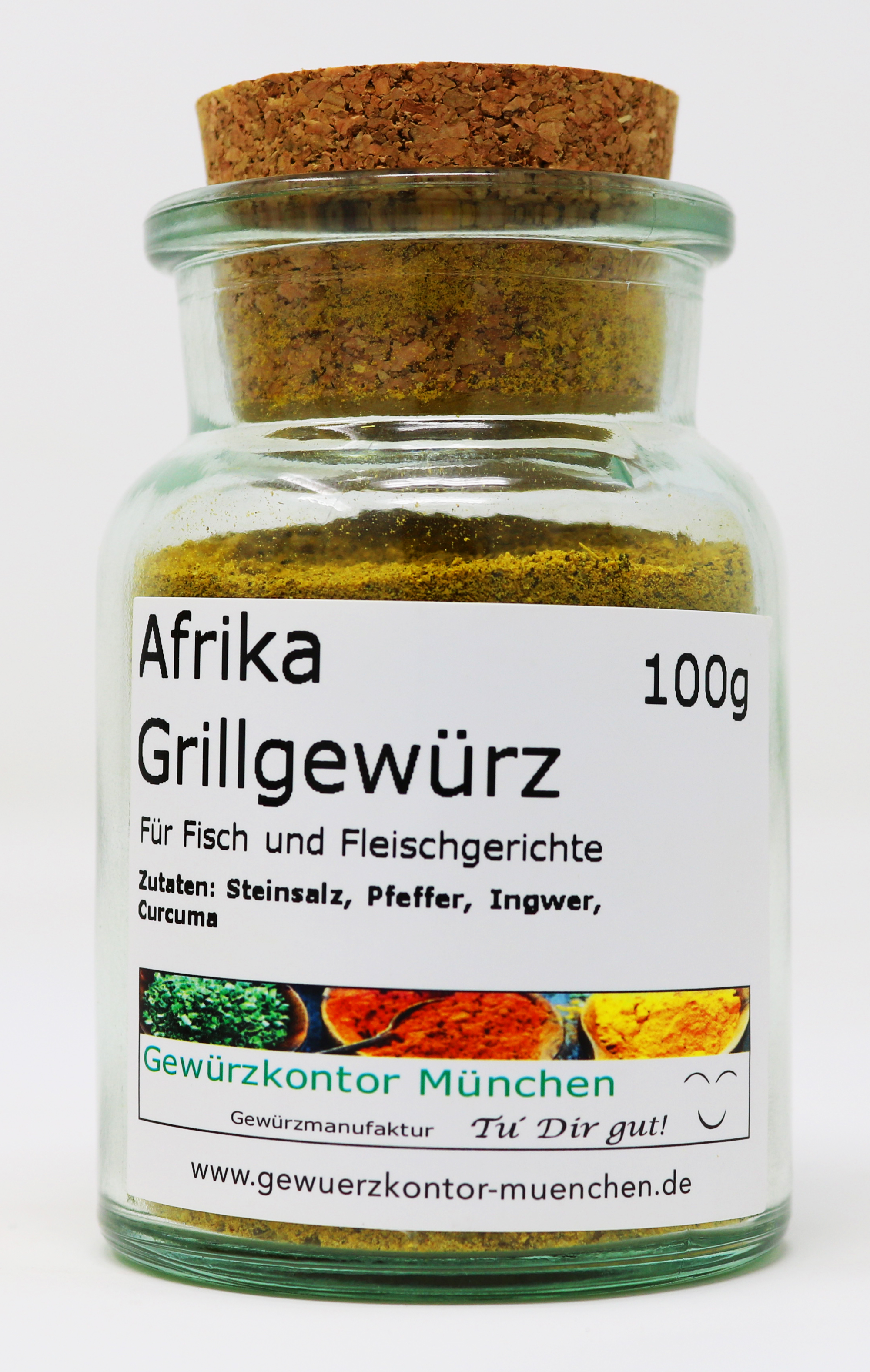 BBQ Afrika Grillgewürz im Glas 100g